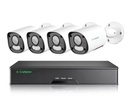 Kamera PoE Tuba Szara 8MP AI Kolor Audio