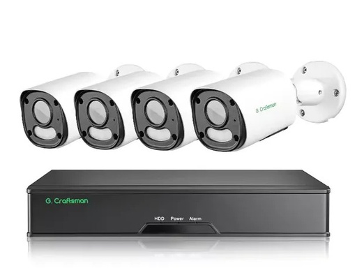 Kamera PoE Tuba Szara 8MP AI Kolor Audio