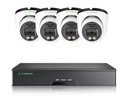 Kamera Wifi PoE Kula Biała 5MP AI Kolor Audio PTZ