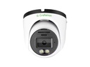 Zestaw 6 Kamer PoE Kopułka Biała 5MP AI Audio